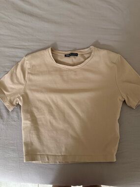 Zara crop t shirt